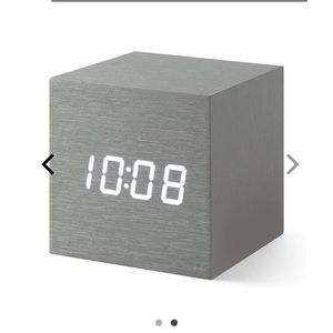 MoMA Alume Cube Alarm Clock